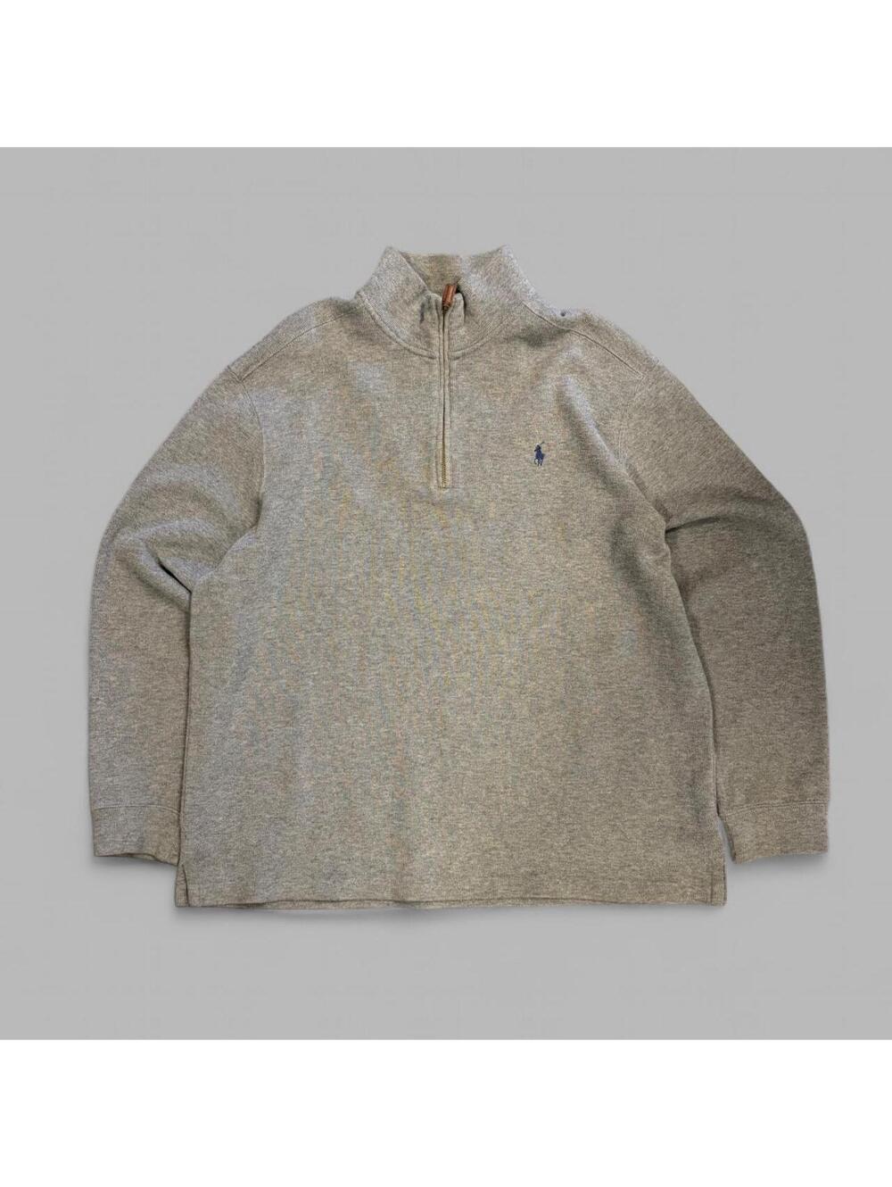 Vintage Grey Polo Ralph Lauren 1/4 Zip